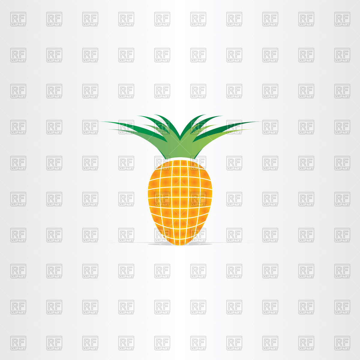 1200x1200 Pineapple Icon Vector Image Of Food And Beverages Blaskorizov
