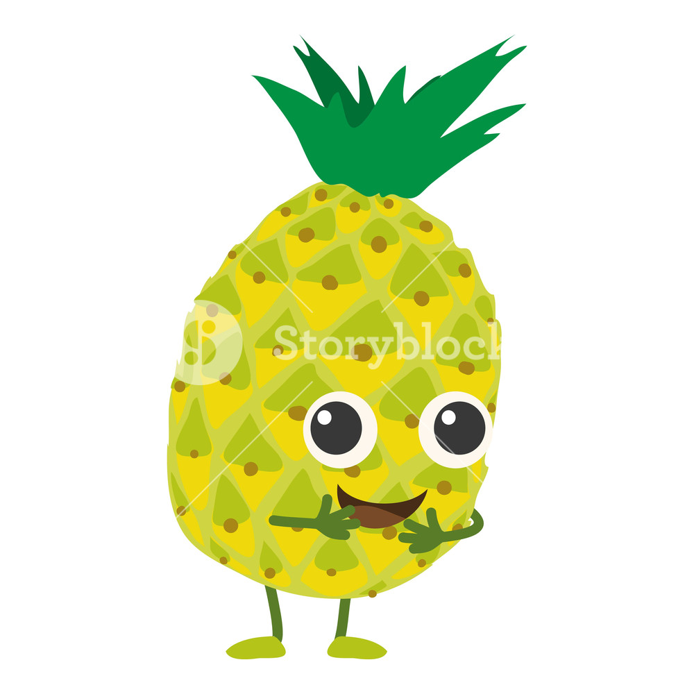 1000x1000 Pineapple Icon Cartoon Illustration Of Pineapple Vector Icon
