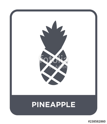 430x500 Pineapple Icon Vector Stock Image And Royalty Free Vector