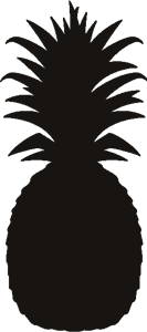 133x300 Pineapple Silhouette Interior Design Pineapple Art