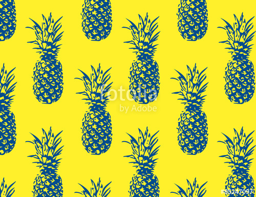 500x384 Pineapple Pattern Stock Image And Royalty Free Vector