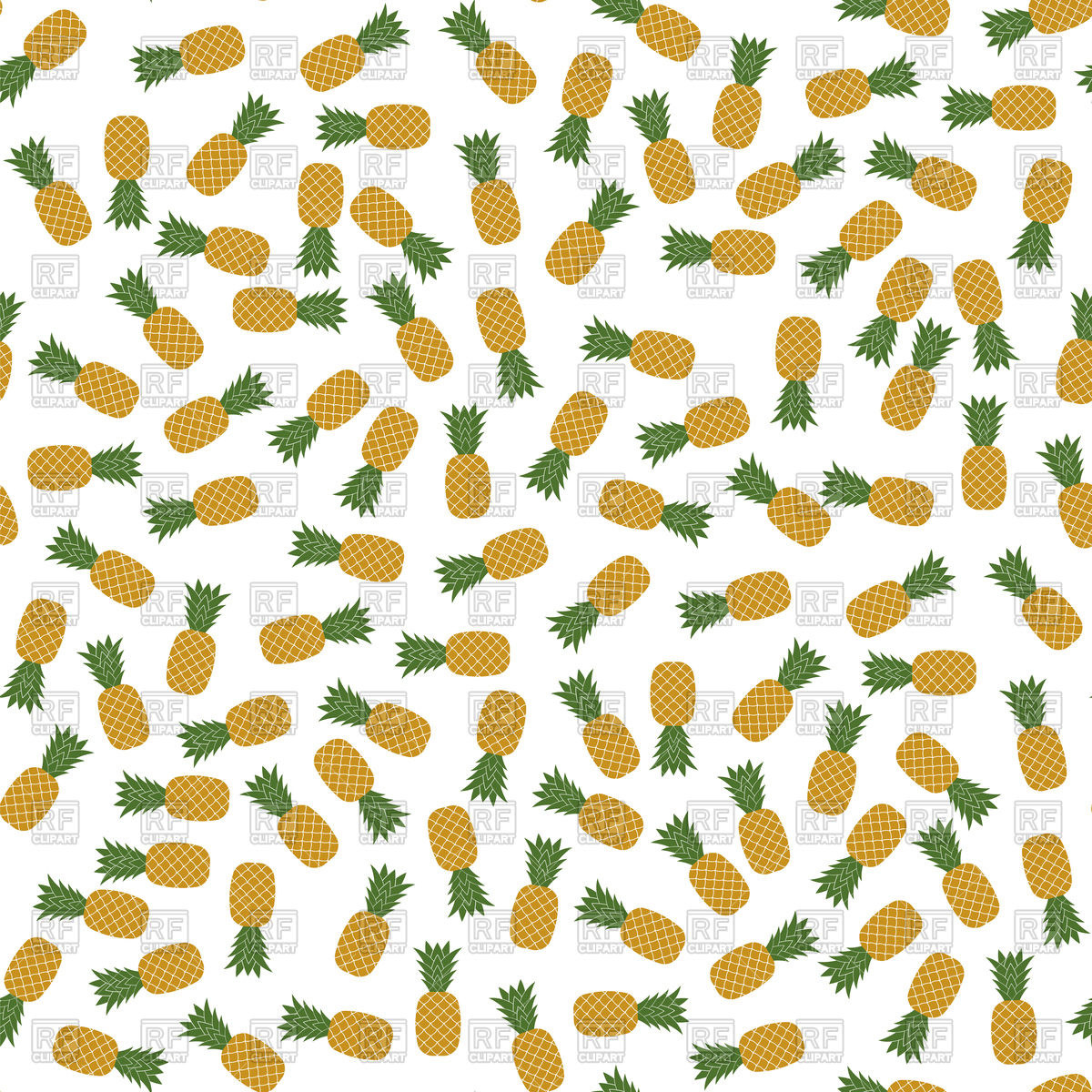 1200x1200 Pineapple Seamless Pattern Vector Image Of Backgrounds, Textures