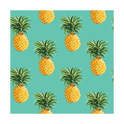 400x400 Tropical Pineapples Background