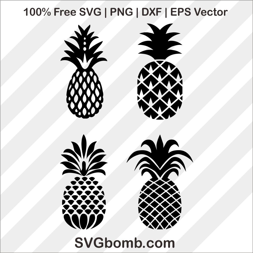 Download Pineapple Silhouette Vector at Vectorified.com ...