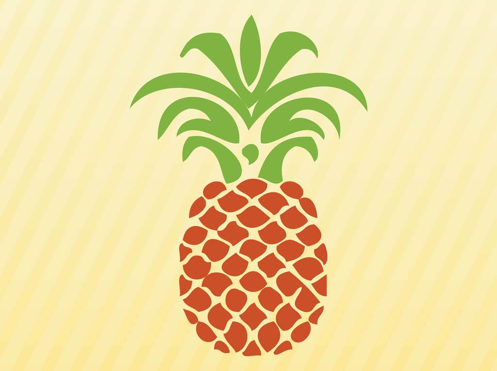 1024x765 Pineapple Vector Art Graphics