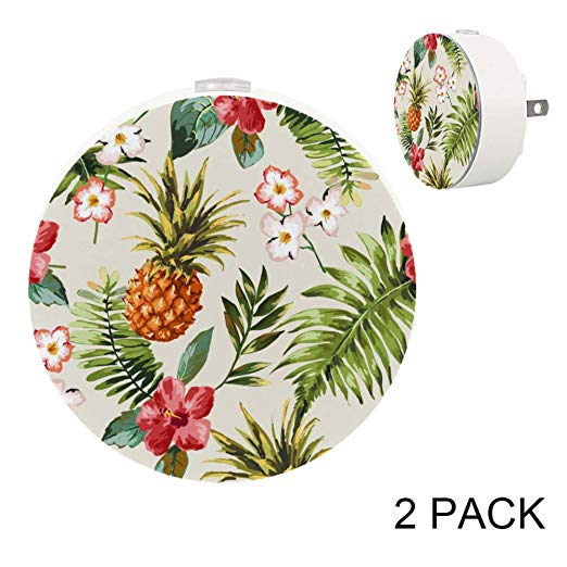 522x522 Lorvies Free Vintage Seamless Tropical Flowers With Pineapple