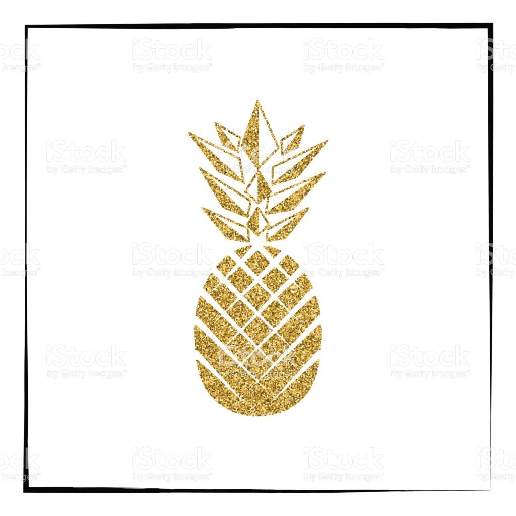 Gold Glitter Pineapple Pattern Summer Fruit Trendy Illustration 1024x1024 Gold Glitter Pineapple Pattern Summer Fruit Trendy Illustration