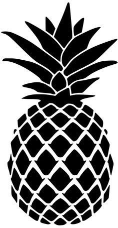236x454 Black Pineapple Clipart