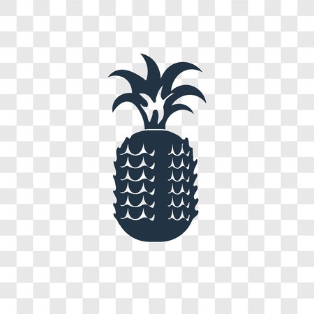 450x450 Pineapple Vector Icon Isolated On Transparent Background