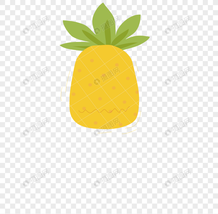 860x841 Summer Pineapple Vector Png Image Picture Free Download