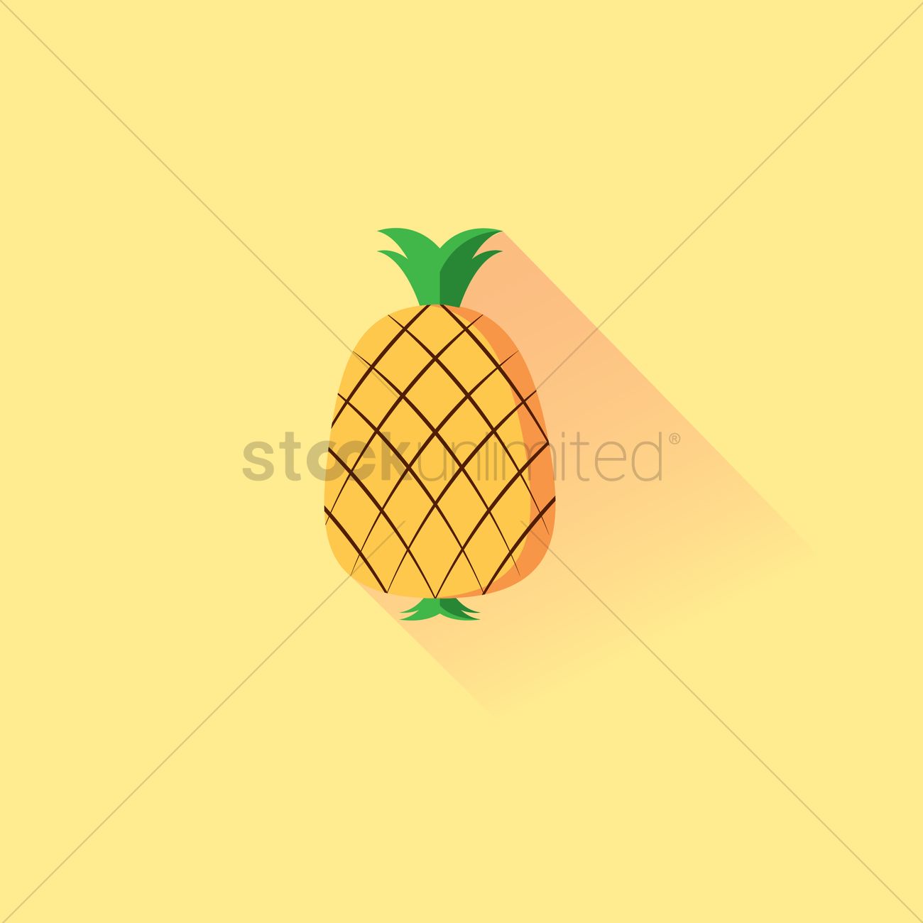 1300x1300 Free Pineapple Vector Image