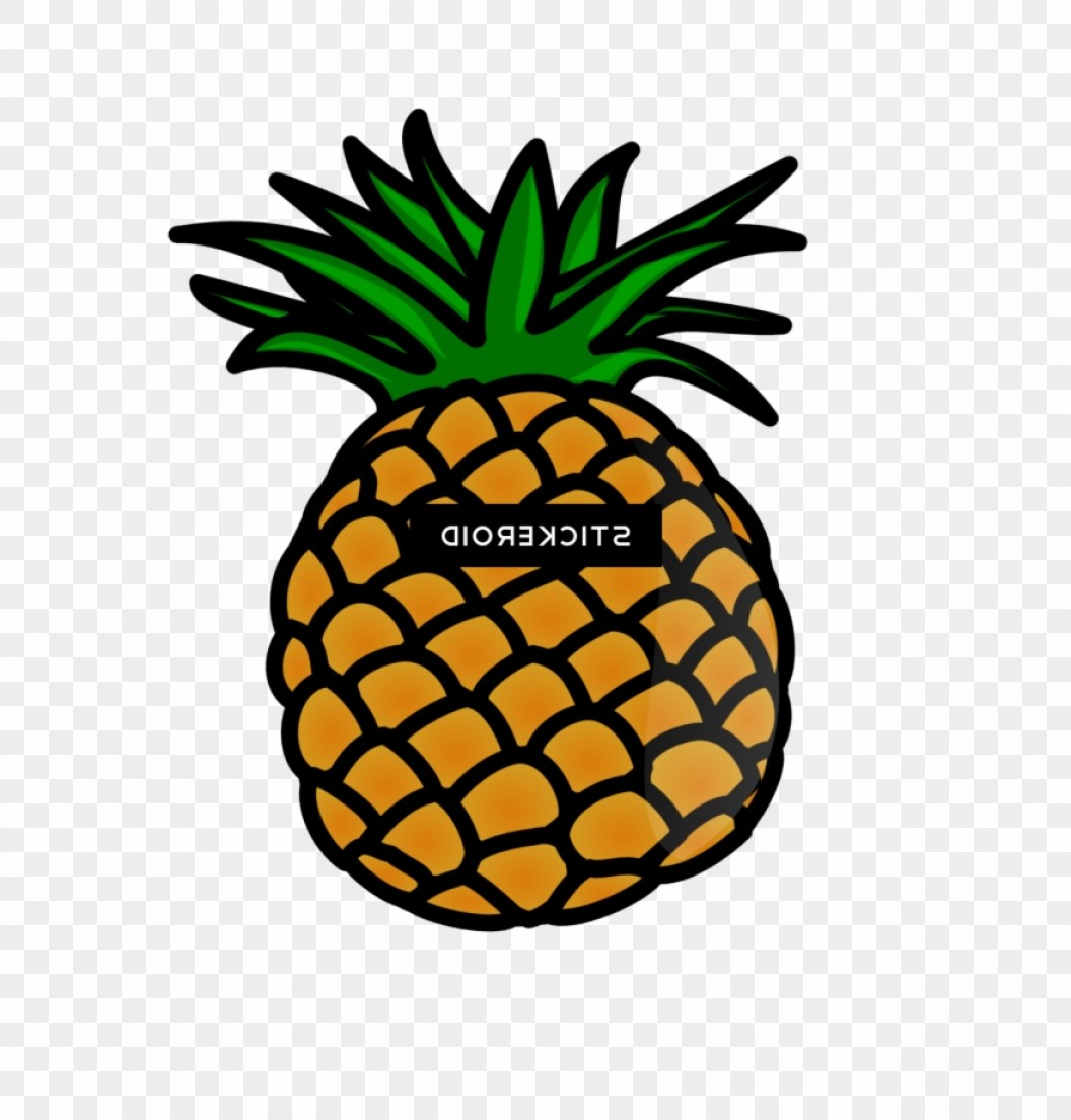 1056x1104 Pineapples Cartoon Vector Hoodamath