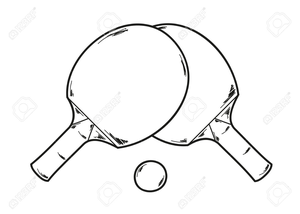 300x214 Ping Pong Paddle Clipart Free Images