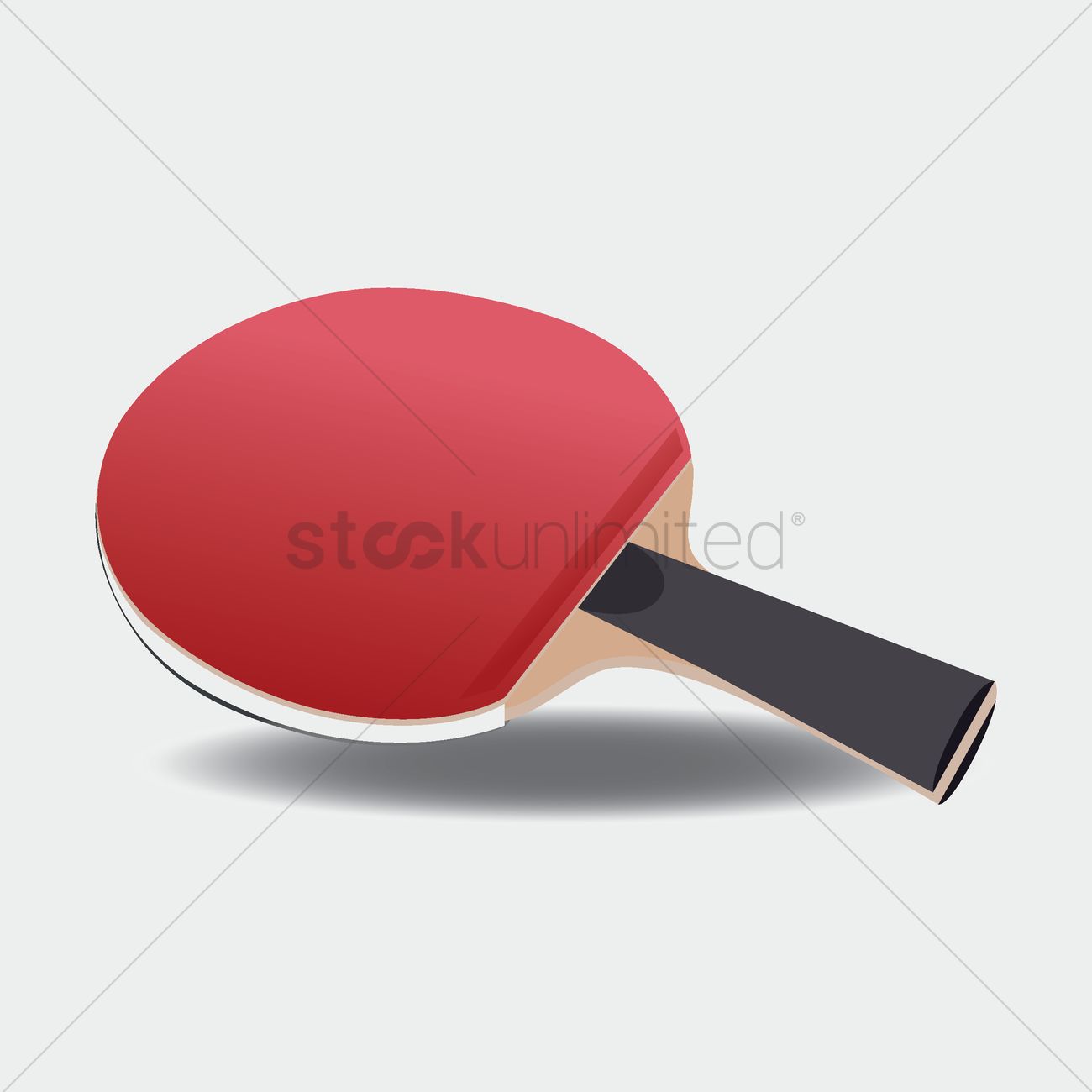 1300x1300 Ping Pong Paddle Vector Image