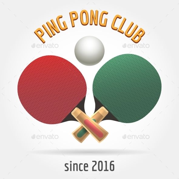 590x590 Table Tennis Retro Logo Table Tennis And Tacos Party Tennis