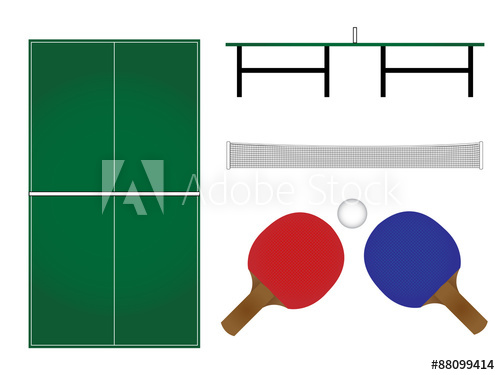 Ping Pong Table Racket 500x375 Ping Pong Table Racket