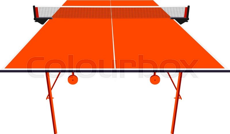 Ping Pong Orange Table Tennis Vector Stock Vector Colourbox 800x465 Ping Pong Orange Table Tennis Vector Stock Vector Colourbox