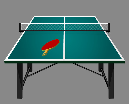 How To Make A Table Tennis Vector Illustration 541x436 How To Make A Table Tennis Vector Illustration