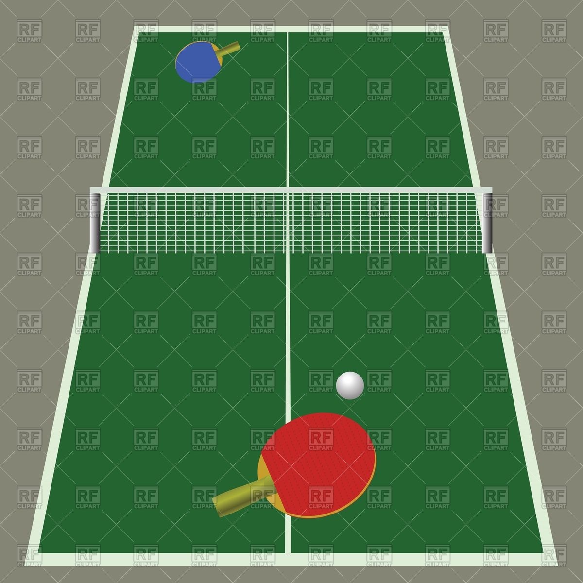 Ping Pong Table With Rackets And Ball Vector Image Of Sport 1200x1200 Ping Pong Table With Rackets And Ball Vector Image Of Sport