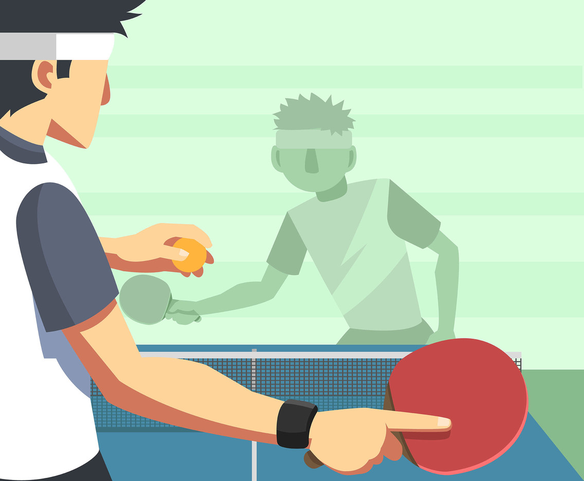 1136x936 Ping Pong Serve Vector Vector Art Graphics