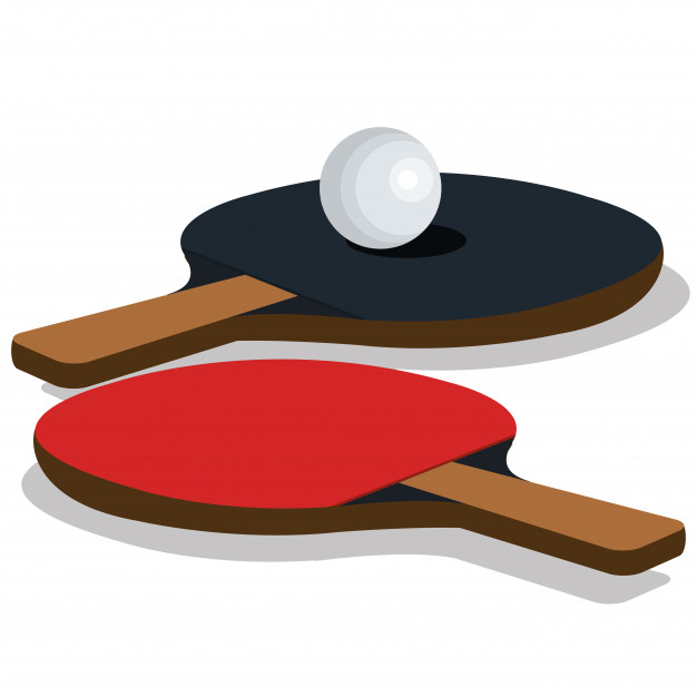 626x626 Ping Pong Equipment Sport Vector Illustration Design Vector