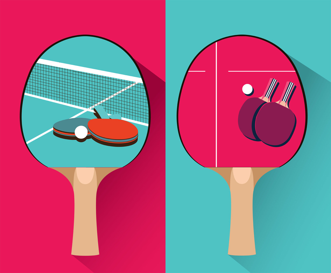 1136x936 Ping Pong Bat Vector Design Vector Art Graphics