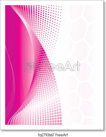 450x580 Free Art Print Of Pink Abstract Wave Pink Abstract Background