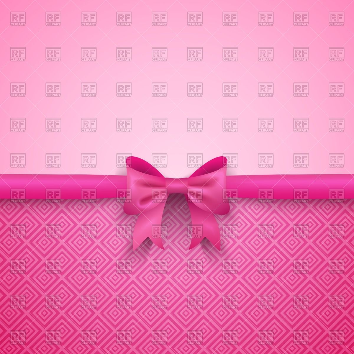 1200x1200 Romantic Pink Background With Cute Bow Vector Image Of Backgrounds