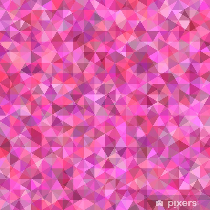 700x700 Geometric Bright Pink Background Vector Wall Mural We