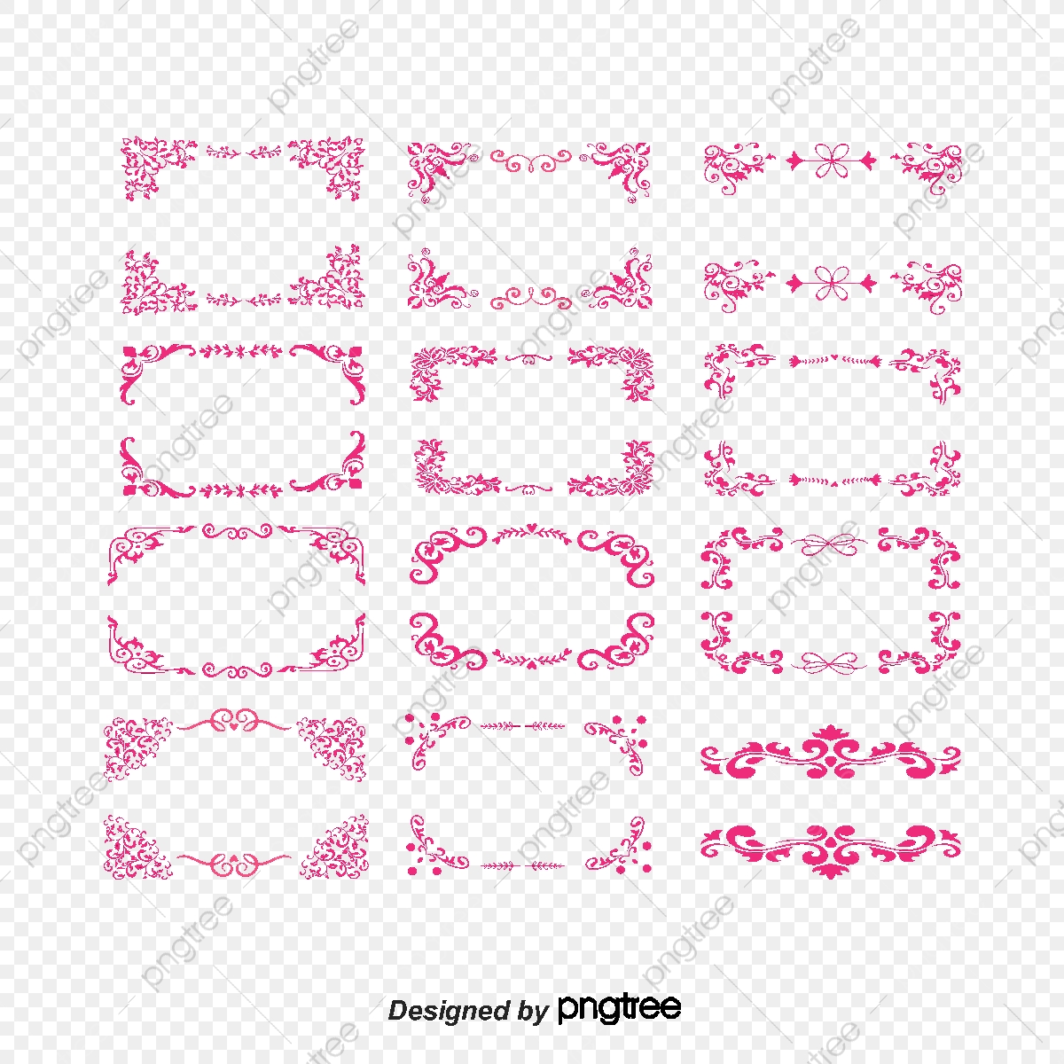 Pink Border Vector Material, Pink, Frame, Vector Png Transparent 1200x1200 Pink Border Vector Material, Pink, Frame, Vector Png Transparent
