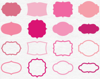 Fancy Pink Frame Clipart 340x270 Fancy Pink Frame Clipart