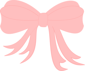 300x252 Pink Bow Clip Art