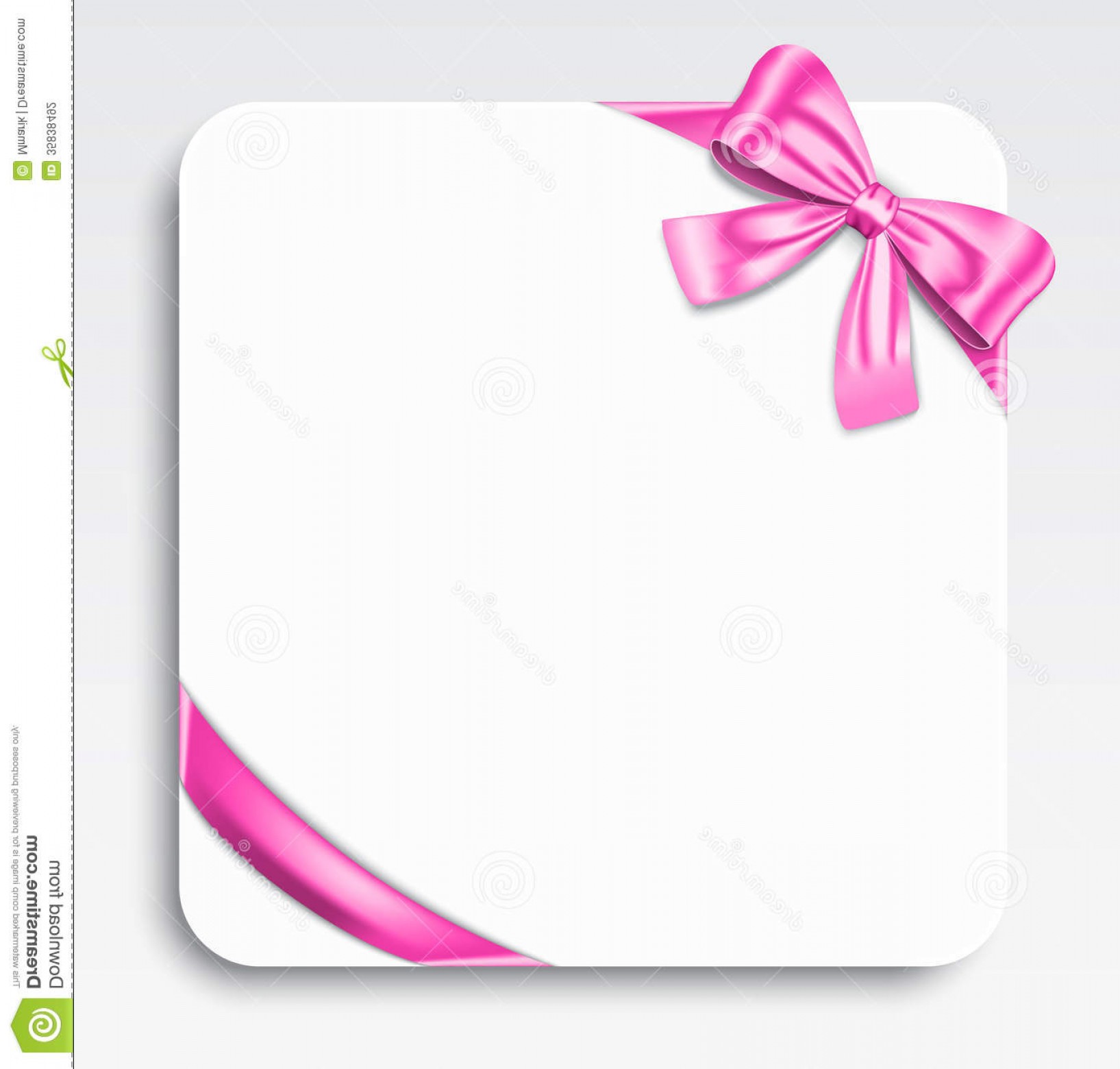 1635x1560 Stock Photography Gift Card Nice Pink Ribbon Bow Vector