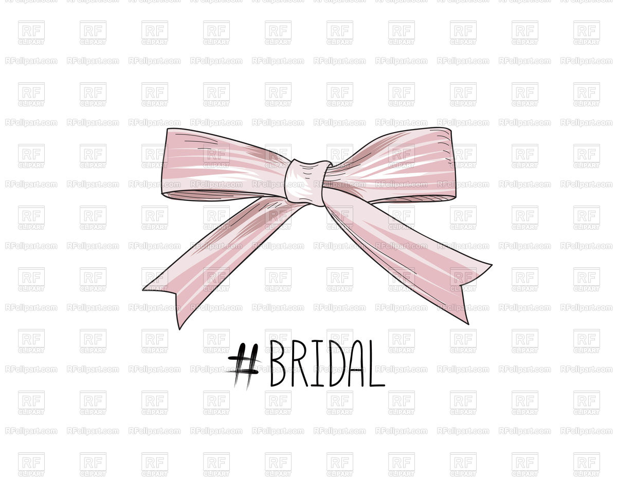 1200x928 Bow Drawn Gentle Cream Pink Bow Ribbon Vector Image Of Icons