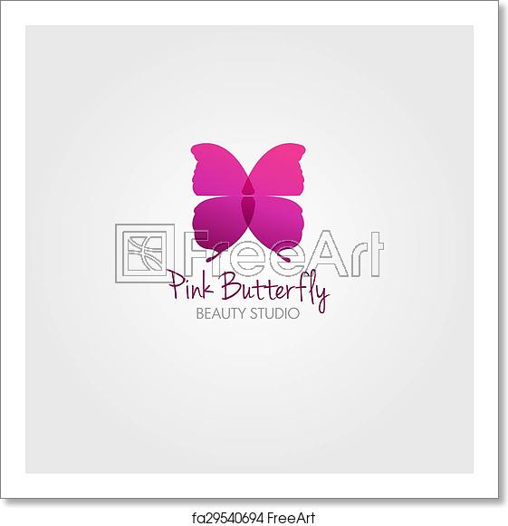 561x581 Free Art Print Of Butterfly Vector Design Concept For Beauty