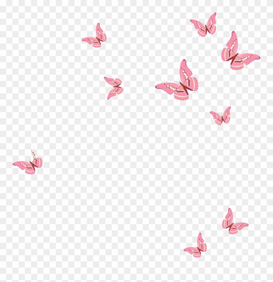 880x906 Pink Butterfly, Clip Art, Stickers, Animals, Pink Garden