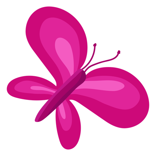 512x512 Pink Garden Butterfly Vector
