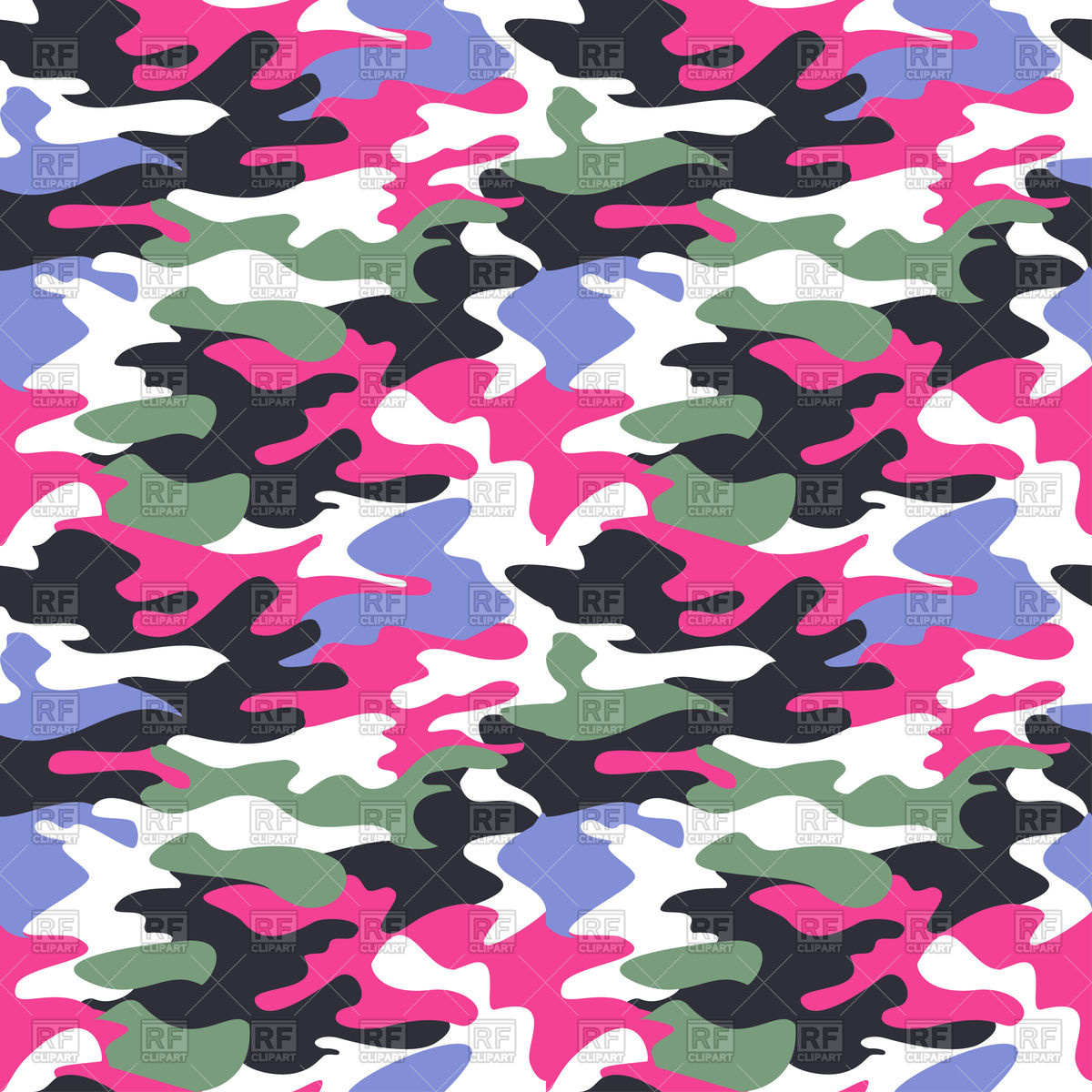 1200x1200 Camouflage Pink Pattern