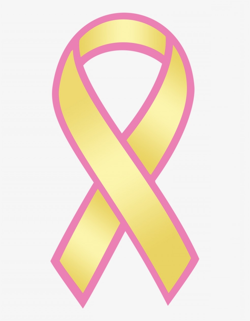 984x1264 Uqarewoacancer Ribbon Vector Gold And Pink Cancer Ribbon Cqrecords