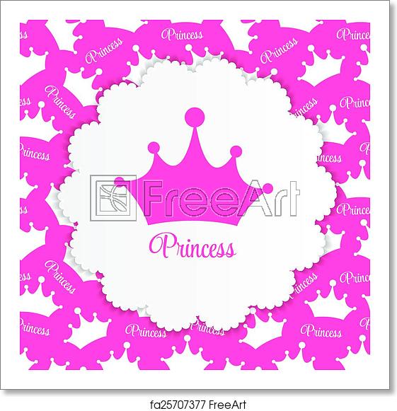 Free Art Print Of Princess Background With Crown Vector 561x581 Free Art Print Of Princess Background With Crown Vector