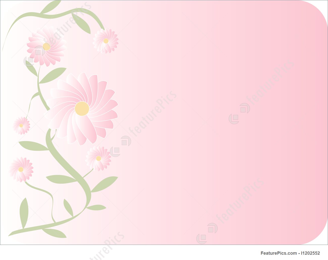 1300x1032 Pink Floral Frame
