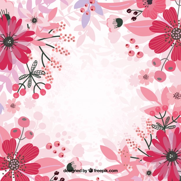 626x626 Pink Floral Background Vector Vector Free Download