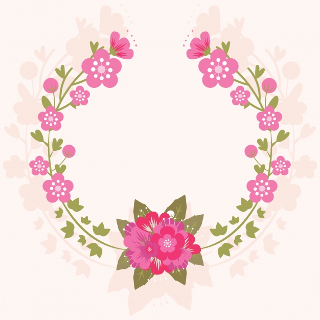 Pink Floral Vector at Vectorified.com | Collection of Pink Floral ...