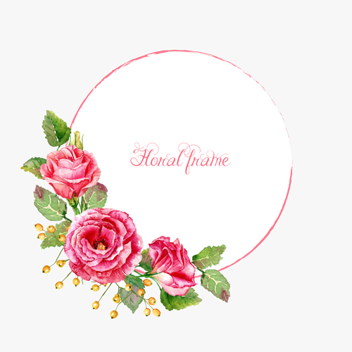 500x500 Beautiful Pink Flower Vector Art Background Free Download