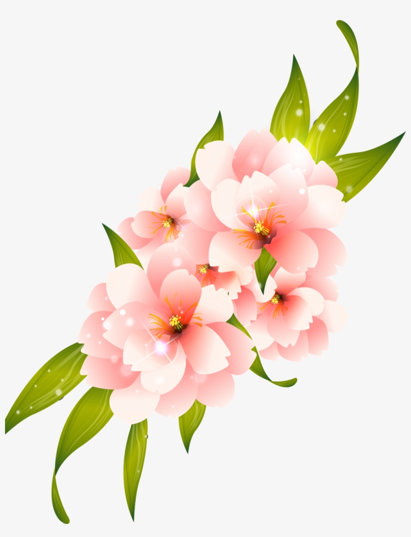 820x1069 Pink Flower Vector Png
