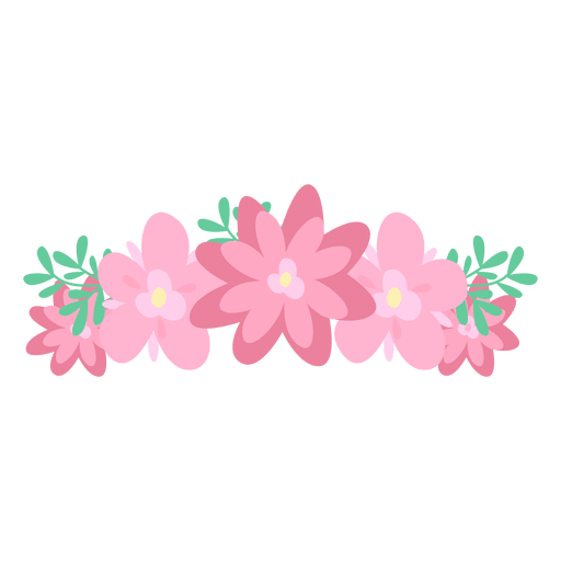 512x512 Pink Flower Crown