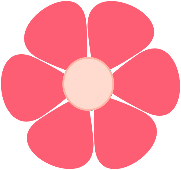 600x564 Download Pink Flower Vector Png Png Image With No Background
