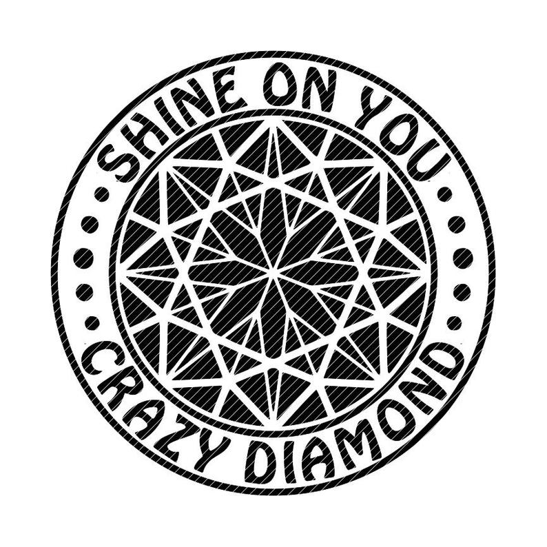 794x794 Shine On You Crazy Diamond Pink Floyd Png Clipart Tshirt Etsy