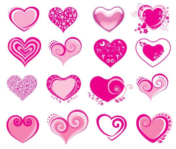 600x510 Pink Heart Shaped Icon Vector Material My Free Photoshop World