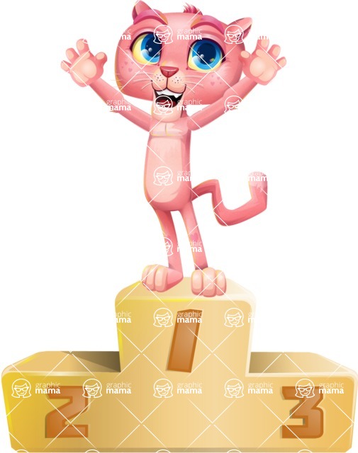 505x640 Pink Panther Cartoon Vector Character Vector Cartoon Character